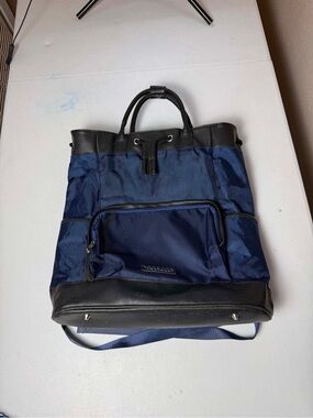 Versace Parfums Bag Backpack Blue Black Drawstring Perfumes
Duffle Overnight